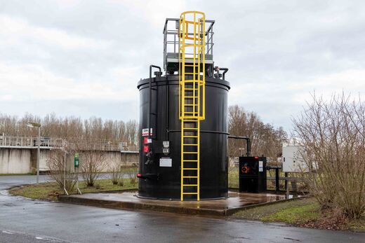 Cuve de stockage en PEHD sur mesure