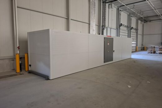 Brandwerende moduleerbare unit 12 meter