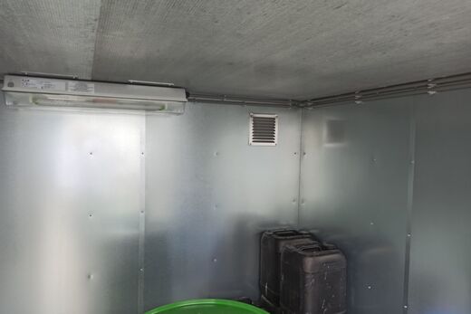 Optie stalen bekleding tot plafond