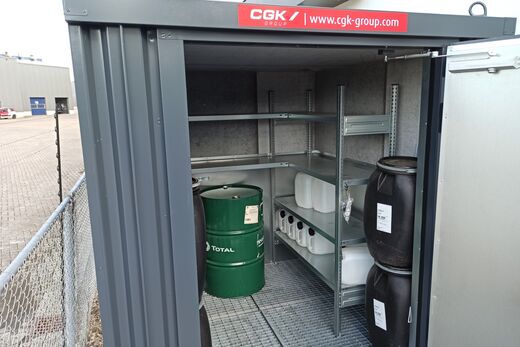BS2 gelakt met stelling