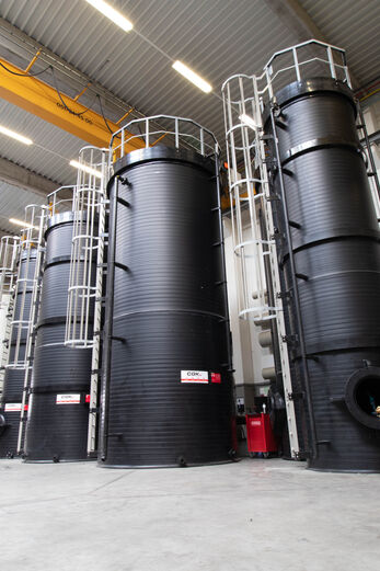 Kunststof opslagtanks