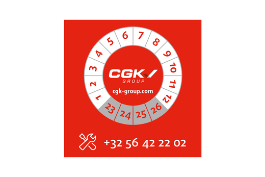 Onderhoudsticker CGK