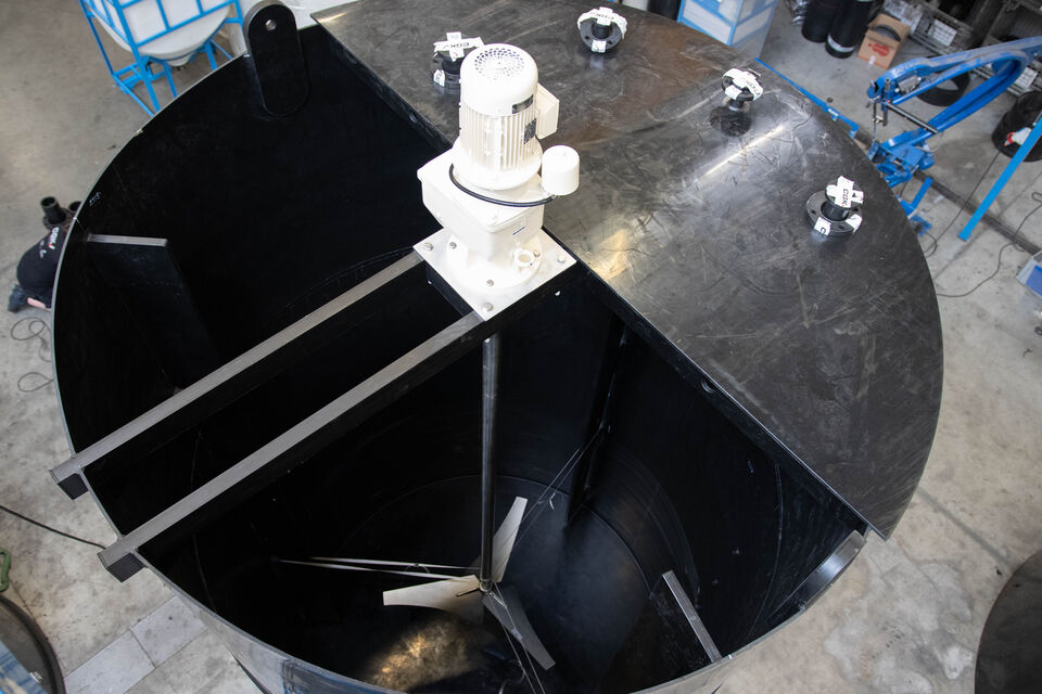 Roerwerk tank