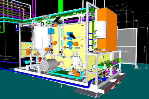 Skid 3d view skid CGK Group1
