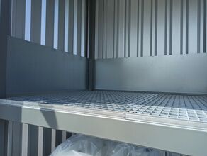 Basis IBC-pallet milieucontainer - schuifdeuren vooraan - 5750x1484x3460mm