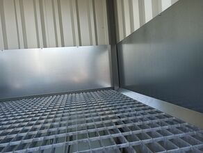 Basis IBC-pallet milieucontainer - schuifdeuren vooraan - 5750x1484x3460mm