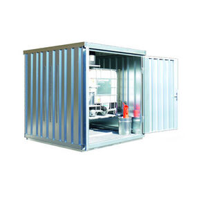 Basis IBC-pallet opslagcontainer (vleugeldeuren) - 2090x1830x2510 mm