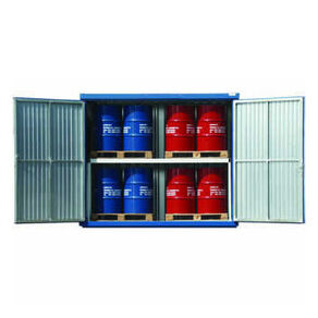 Conteneur de stockage de base à palettes IBC (portes à charnières) - 3010x2160x2865 mm