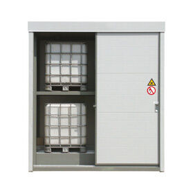 Geïsoleerde IBC-pallet opslagcontainer (schuifdeuren) - 2970x1486x3417 mm