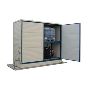 Conteneur de stockage isolé à palettes IBC (portes à charnières) - 4140x1490x3580 mm