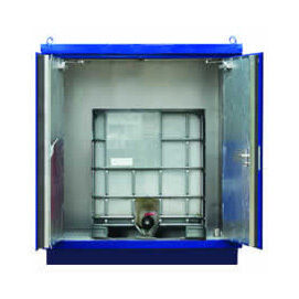 Brandwerende IBC-pallet opslagcontainer (vleugeldeuren) - 2090x1830x2590 mm