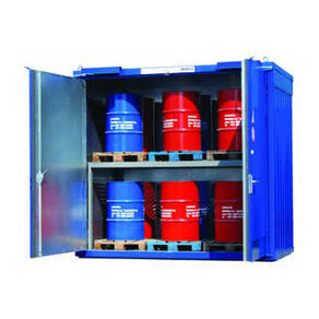 Conteneur de stockage résistant au feu à palettes IBC (portes à charnières) - 3010x2270x2855 mm