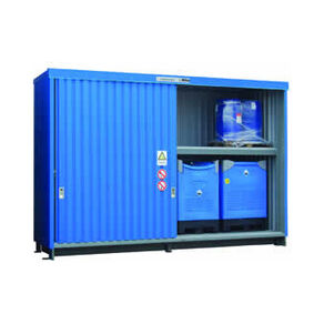 Basis IBC-pallet opslagcontainer (schuifdeuren) - 5860x1585x3735mm
