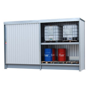 Basis IBC-pallet opslagcontainer (schuifdeuren) - 5750x1484x3460mm