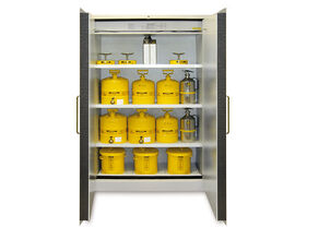 Brandwerende veiligheidskast economy - 1200x600x1950mm - geel