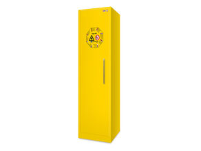 Brandwerende veiligheidskast economy - 595x600x1950mm - geel