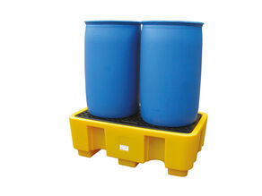 Kunststof opvangbak voor 2 x 200 l vat