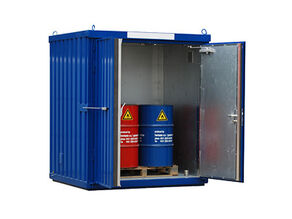 Brandwerende IBC-pallet opslagcontainer (vleugeldeuren) - 2090x1830x2260 mm