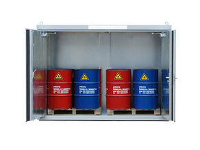 Brandwerende IBC-pallet opslagcontainer (vleugeldeuren) - 3080x1740x2230 mm