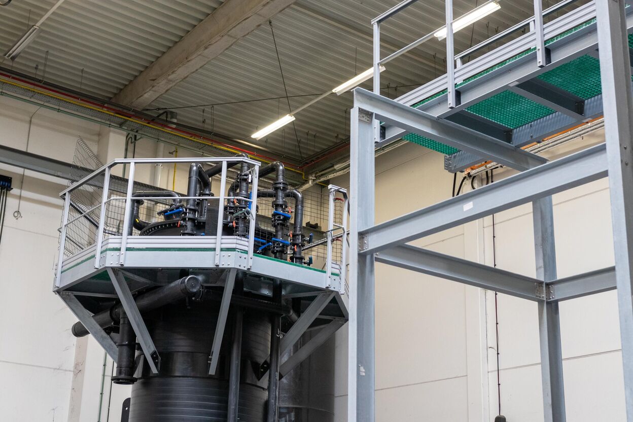 Actieve gaswasser met GVKbordes